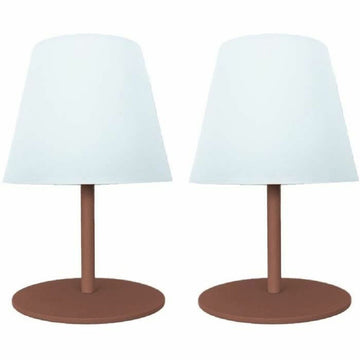 Tischlampe Lumisky Dunkelbraun