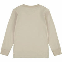 Jungen Langarm-T-Shirt Levi's Lvb L/S Batwing Beige