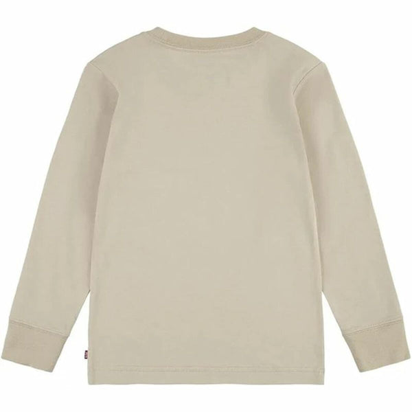 Jungen Langarm-T-Shirt Levi's Lvb L/S Batwing Beige