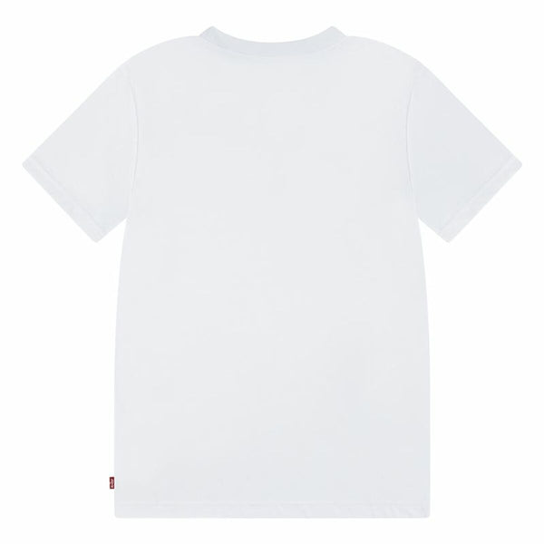 Kurzarm-T-Shirt für Kinder Levi's Lvb Golden Glow Batwing Weiß
