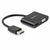 Adapter DisplayPort auf HDMI/VGA Startech DP2VGAHD20           4K Ultra HD Schwarz