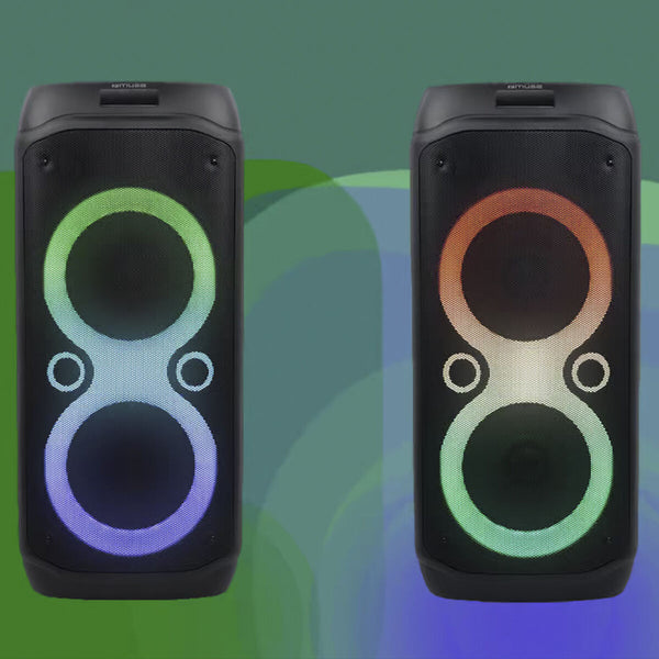 Tragbare Bluetooth-Lautsprecher Muse Schwarz 600 W