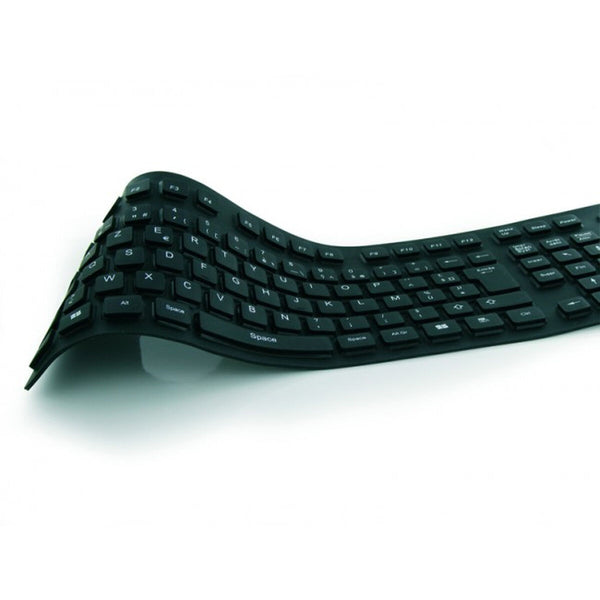 Tastatur Mobility Lab ML300559 AZERTY Einklappbar Schwarz