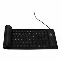 Tastatur Mobility Lab ML300559 AZERTY Einklappbar Schwarz