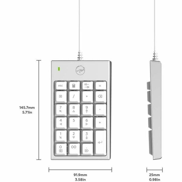 Numerische Tastatur Mobility Lab ML305707 Silberfarben