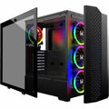 ATX Semi-Tower Gehäuse MRED rgb dream eyes Schwarz