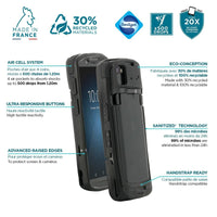 Handyhülle Mobilis ZEBRA TC53/58 Schwarz