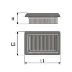 Luftfilter Green Filters P412601