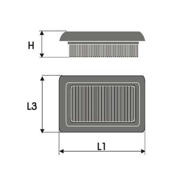 Luftfilter Green Filters P412601