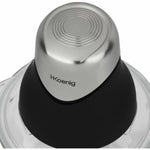 Zerkleinerer Hkoenig LEO8 Schwarz Chrom Glas Edelstahl 1 L