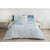 Bettbezug-Set HOME LINGE PASSION 220 x 240 cm Blau 3 Stücke