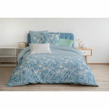 Bettbezug-Set HOME LINGE PASSION 240 x 260 cm Blau 3 Stücke