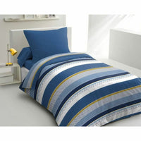 Bettdeckenbezug HOME LINGE PASSION Blau Weiß 140 x 200 cm