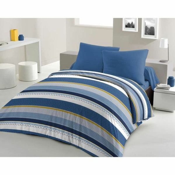 Bettdeckenbezug HOME LINGE PASSION Stanis Blau 220 x 240 cm