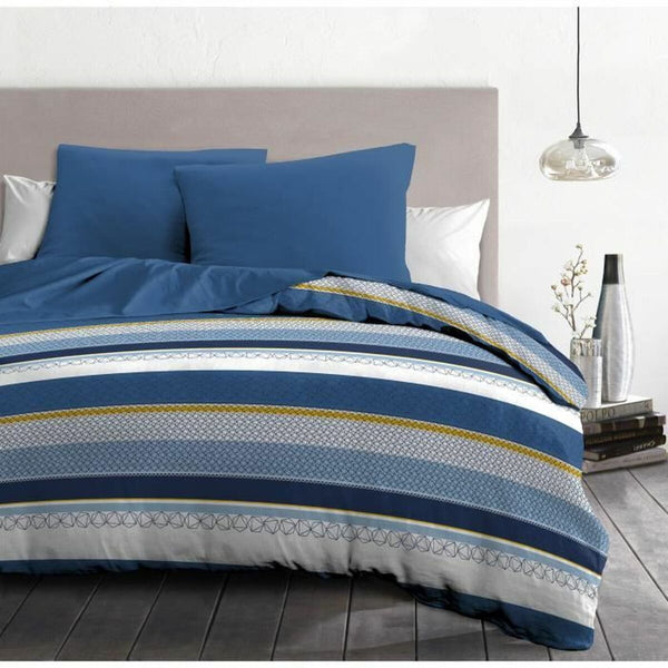 Bettdeckenbezug HOME LINGE PASSION Stanis Blau 220 x 240 cm