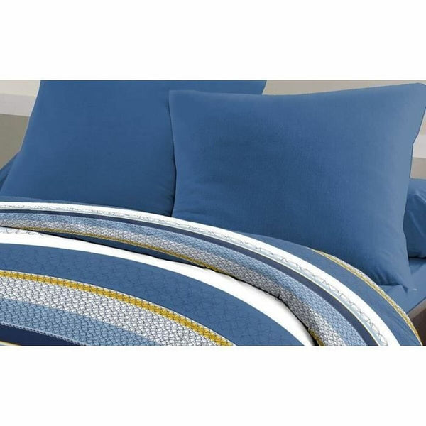 Bettdeckenbezug HOME LINGE PASSION Stanis Blau 220 x 240 cm