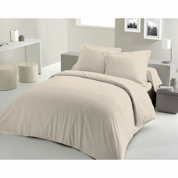 Bettbezug-Set Lovely Home Beige Creme 240 x 260 cm