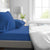 Spannbetttuch HOME LINGE PASSION HP71767 Blau 140 x 190 + 30 cm