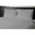 Bettwäsche-Set HOME LINGE PASSION Flat sheet Grau Einzelbett 180 x 290 cm