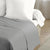 Bettwäsche-Set HOME LINGE PASSION Flat sheet Grau Einzelbett 180 x 290 cm