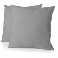 Kissenbezug HOME LINGE PASSION Grau Hellgrau 63 x 63 cm (2 Stück)