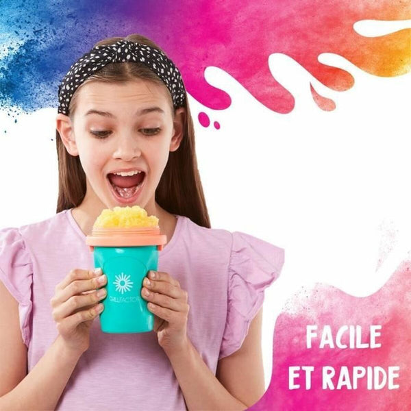 Becher für Eis und Slush-Eis mit Rezepten Bandai Chillfactor Granita Mug Rose Kunststoff