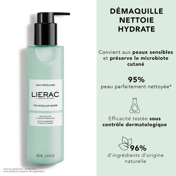 Make up Reiniger fürs Gesicht Lierac L'Eau Micellaire 50 ml