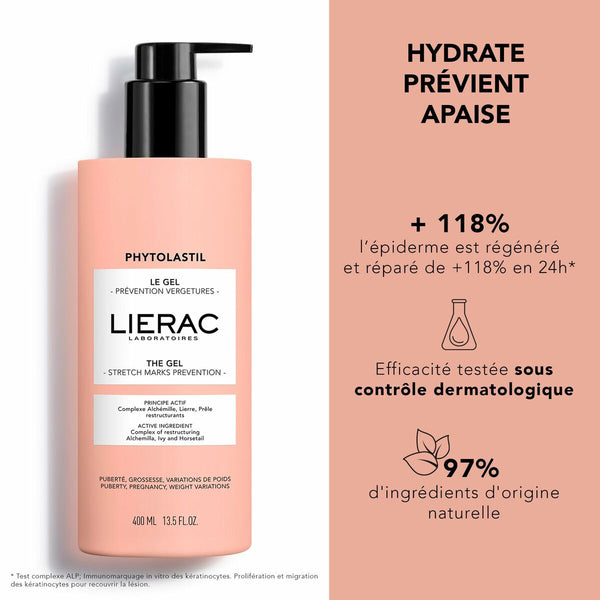 Anti-Strias Körpercreme Lierac PHYTOLASTIL Gel