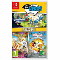 Videospiel für Switch Microids 3 in 1: Marsupilami + Les Sisters + The Smurfs: Village Party (FR)