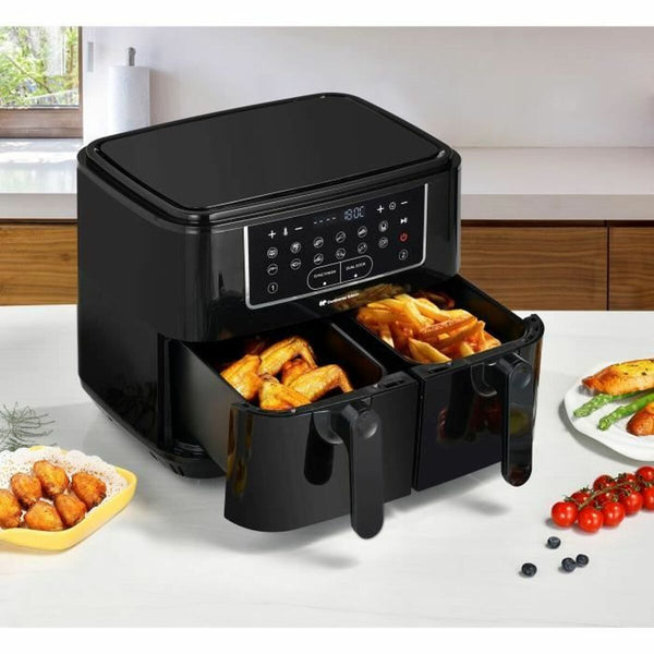 Heißluftfritteuse Continental Edison Schwarz 2400 W 9 L