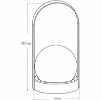 Lichtkugel für den Außenbereich Galix Solar 21,2 x 11 cm