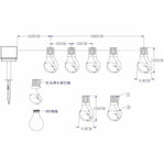 Solarlampe Galix G4545 Warmes Weiß