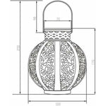 Solarlampe Galix Beige