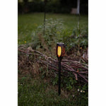 Solarlampe Galix Harz Schwarz Ø 7,3 x 47 cm