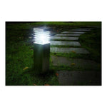 Solarlampe Galix Sergioro Grau Edelstahl 6 W 25 lm 10 x 47,6 x 10 cm