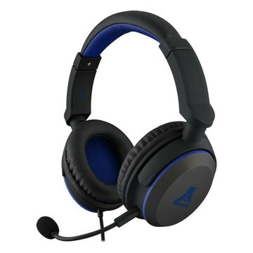 Gaming Headset mit Mikrofon Bluestork KORP-OXYGEN Schwarz