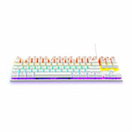 Gaming Tastatur The G-Lab Mercury AZERTY Weiß