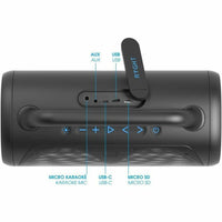 Tragbare Bluetooth-Lautsprecher Ryght R481047 Schwarz