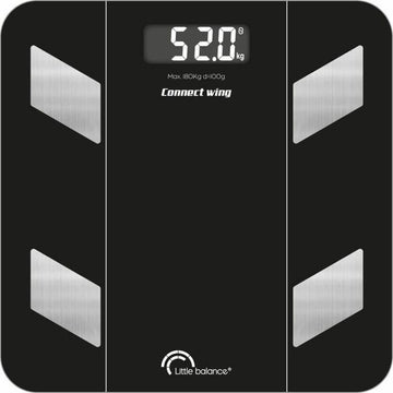 Digitale Personenwaage Little Balance 8687 Schwarz 180 kg