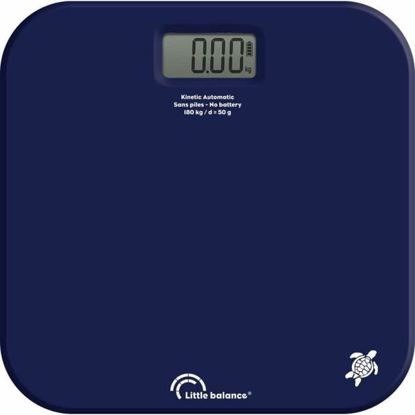 Digitale Personenwaage Little Balance Kinetic Auto Blau