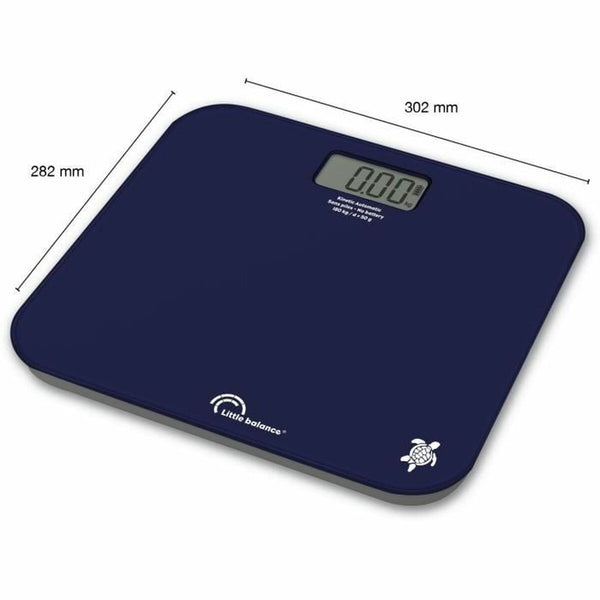 Digitale Personenwaage Little Balance Kinetic Auto Blau