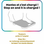 Digitale Personenwaage Little Balance Automática Kinetic Bambus