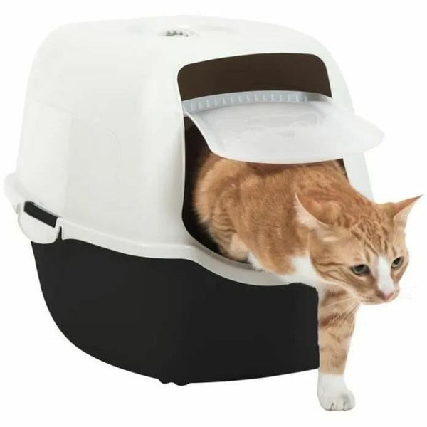 Katzentoilette Petdesign Weiß/Schwarz