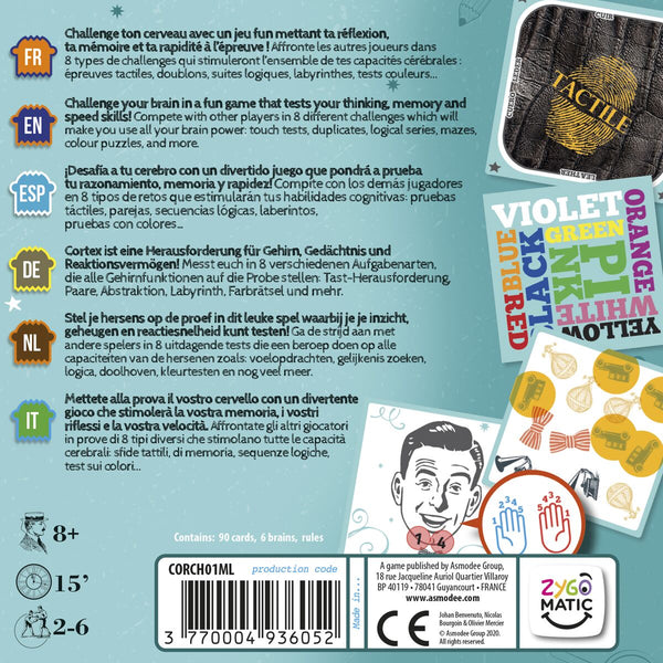 Tischspiel Cortex Challenge Asmodee ASMCORCH01ML