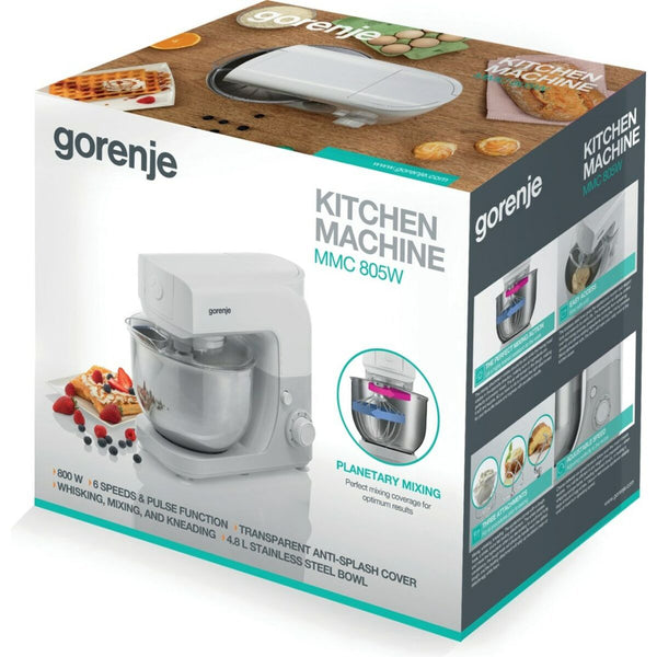 Küchenmaschine Gorenje MMC805W Weiß 800 W 4,8 L