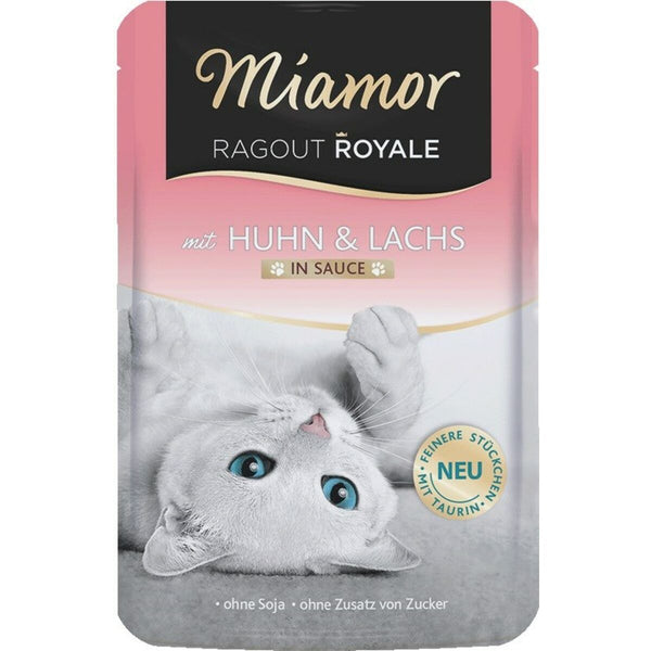 Katzenfutter Miamor Ragout Royale Chicken and salmon in sauce Huhn 100 g