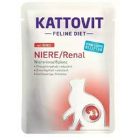 Katzenfutter Kattovit Niere/Renal Beef Rind und Kalbfleisch 85 g