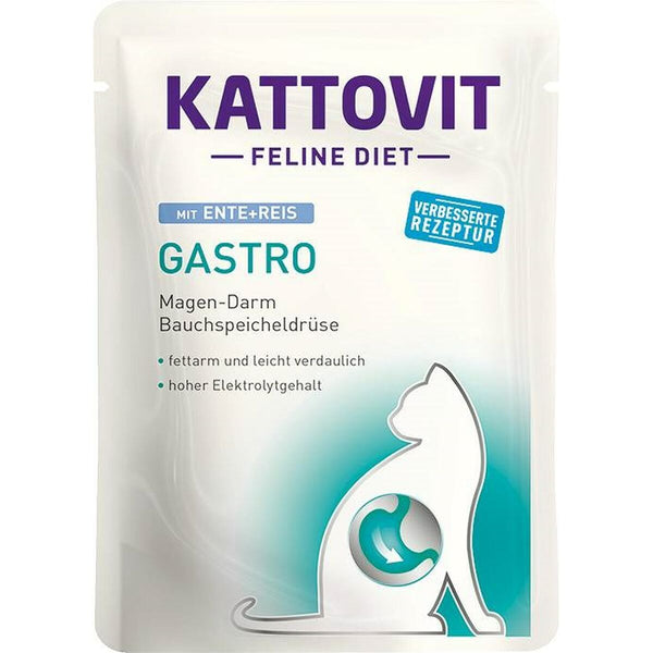 Katzenfutter Kattovit Gastro Duck with rice 85 g Reis