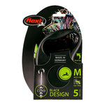 Hundeleine Flexi BLACK DESIGN 5 m grün M