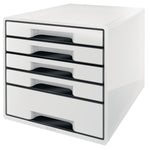 Ablageschublade Leitz WOW CUBE Schwarz